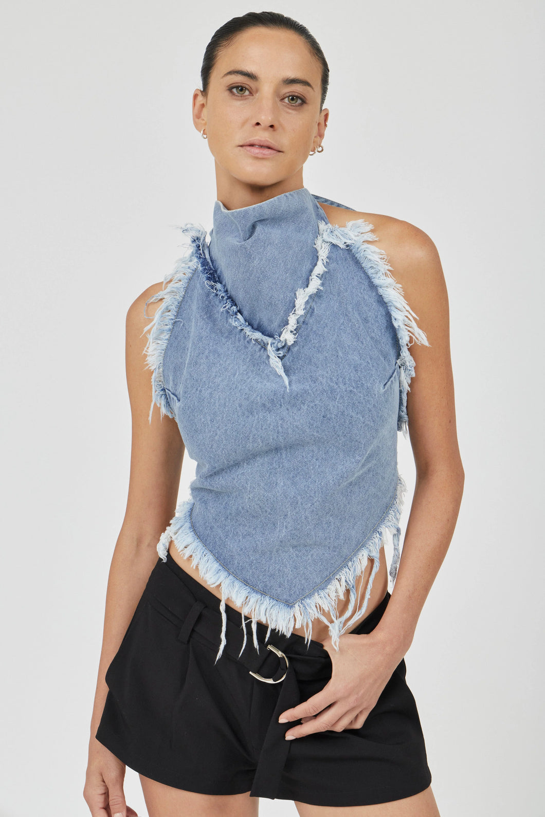 Trace Distressed Kite Top | Third Form