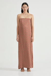 Voyage Strapless Maxi, Tile | THIRD FORM