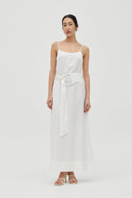 Load image into Gallery viewer, Eylsian Belted Maxi Dress White / Third Form