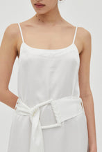 Load image into Gallery viewer, Eylsian Belted Maxi Dress White / Third Form