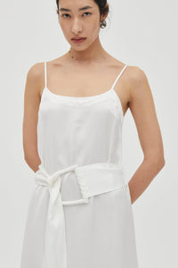 Eylsian Belted Maxi Dress White / Third Form