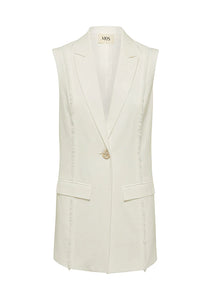 Golden House Vest, Ivory | Ministry of Style