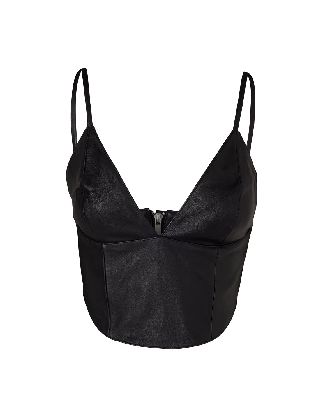 Sofia Leather Bralette Black Ena Pelly Ted Olive Boutique