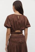 Load image into Gallery viewer, Adrienne Puff Sleeve Crop Top / Friend of Audrey
