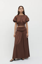 Load image into Gallery viewer, Adrienne Puff Sleeve Crop Top / Friend of Audrey