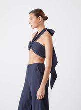 Load image into Gallery viewer, Ally Linen Palazzo Pant, Navy | Joslin Studio