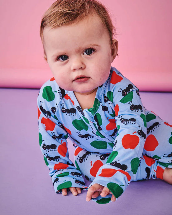 Ants Pants Organic Long Sleeve Zip Romper | Kip & Co