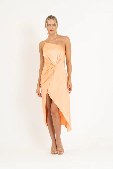 Aria Dress Cantaloupe | One Fell Swoop