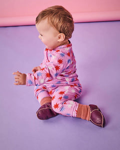 Be A Star Organic Long Sleeve Zip Romper | Kip & Co