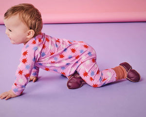 Be A Star Organic Long Sleeve Zip Romper | Kip & Co