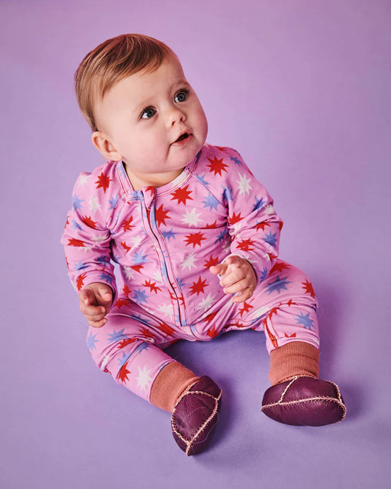 Be A Star Organic Long Sleeve Zip Romper | Kip & Co