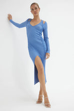 Load image into Gallery viewer, Intwine Knit Dress Blue / Sovere