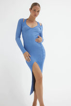 Load image into Gallery viewer, Intwine Knit Dress Blue / Sovere
