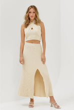 Load image into Gallery viewer, Bound Knit Skirt, Tofu | Sovere