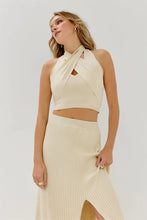 Load image into Gallery viewer, Bound Knit Skirt, Tofu | Sovere