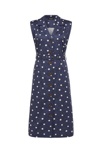 Riviera Dress - Denim Spot | Cable Melbourne