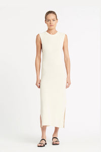 100% Cotton Knit Dress, Oatmeal | Friend of Audrey