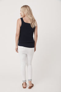 Crepe Knit Tank, Ink | LEGOE