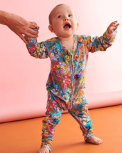 Load image into Gallery viewer, Forever Floral Organic LS Zip Romper | Kip &amp; Co