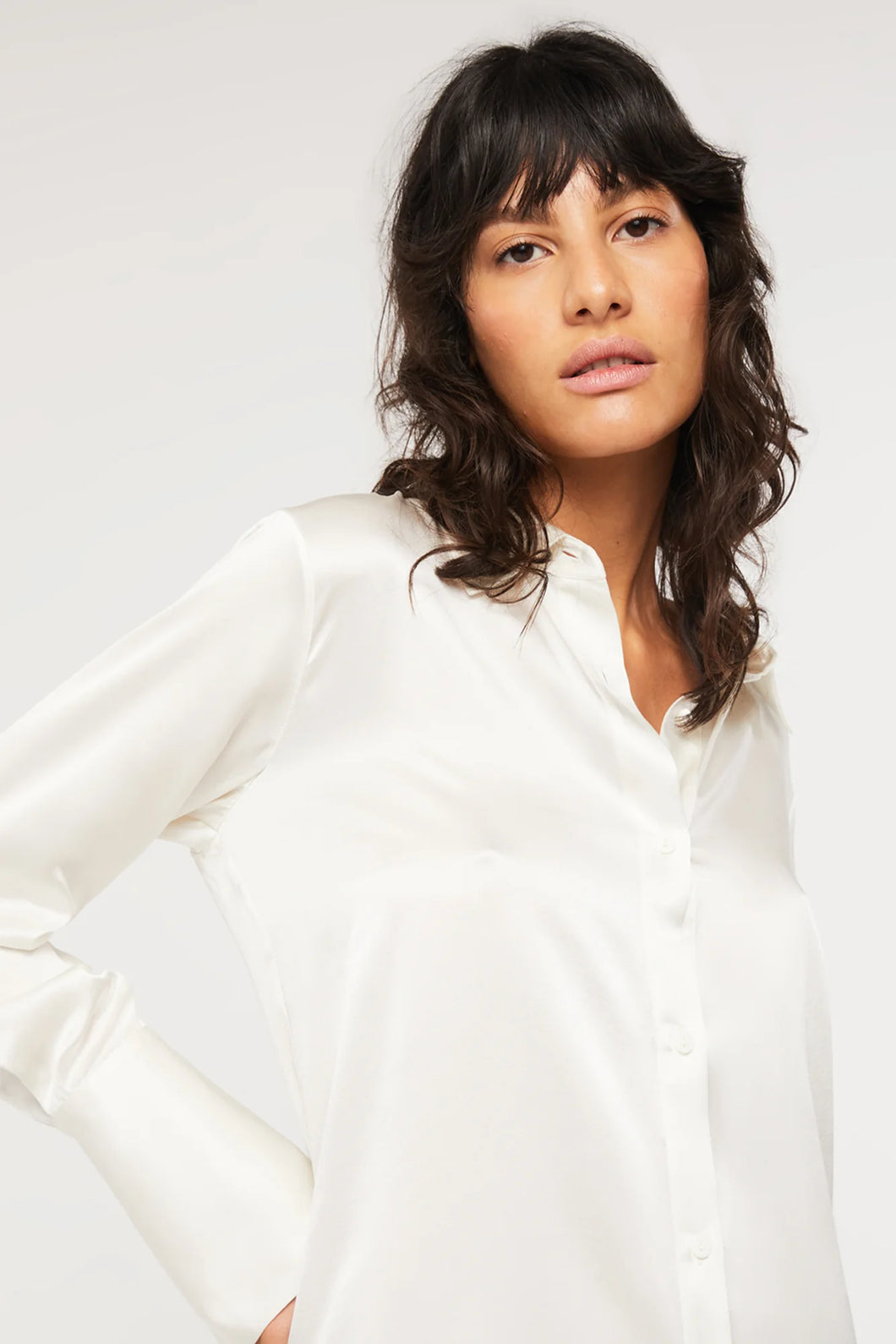 Isla Shirt Creme | Ginia