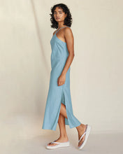 Load image into Gallery viewer, Krisha Linen Halter Midi Dress - Duckegg Blue / Amelius