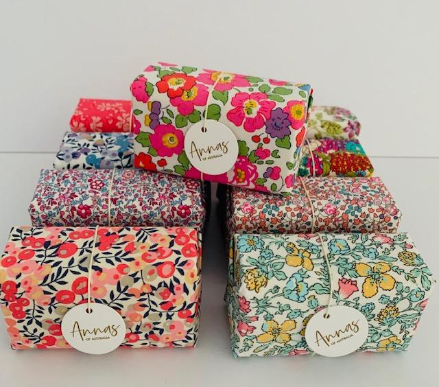 Liberty Fabric Wrapped Soap | Annas Of Australia