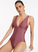 Load image into Gallery viewer, Lalita Plunge Multi Fit One Piece | Jets Australia