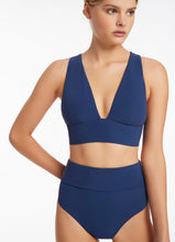 Load image into Gallery viewer, Jetset Soft Tri Top, Pacific Blue | Jets Australia