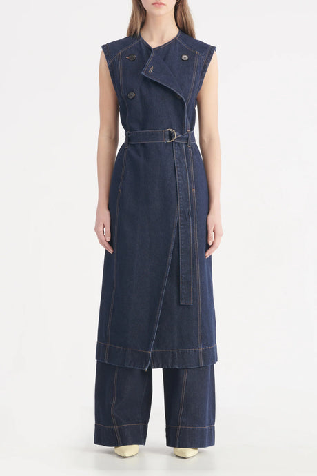 Jeanie Sleeveless Trench/Dress | Nobody Denim