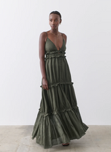 Load image into Gallery viewer, Liana 2.0 Linen Dress Forest |Joslin