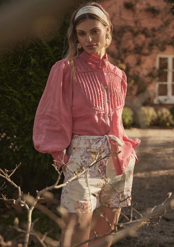 Meadow Blouse, Pink Punch | Ministry of Style