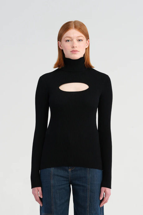 Ingrid Wool Knit Black | Nobody Denim