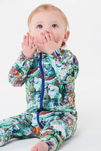 Load image into Gallery viewer, Bush Friends Organic Zip Romper | Kip &amp; Co
