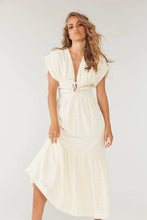 Load image into Gallery viewer, Lucid Midi Dress, Porcelain | Sovere