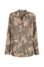 Load image into Gallery viewer, Mardi Shirt, Charcoal Floral | Hansen &amp; Gretel
