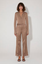 Load image into Gallery viewer, Regina Tailored Pant Ash Brown | HANSEN &amp; GRETEL