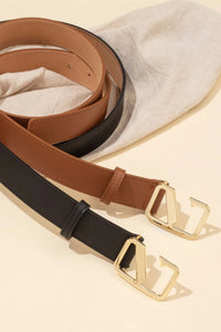 Victoria Smooth Leather Belt, Tan | Vestirsi