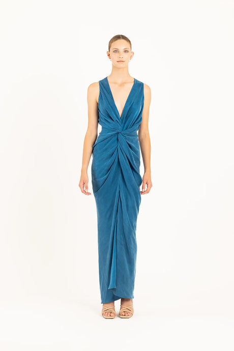 Gaia Maxi in Egyptian Blue | One Fell Swoop