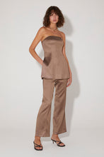 Load image into Gallery viewer, Orsun Strapless Top Ash Brown | HANSEN &amp; GRETEL