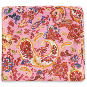 Paisley Colourful Linen Tablecloth / Kip & Co
