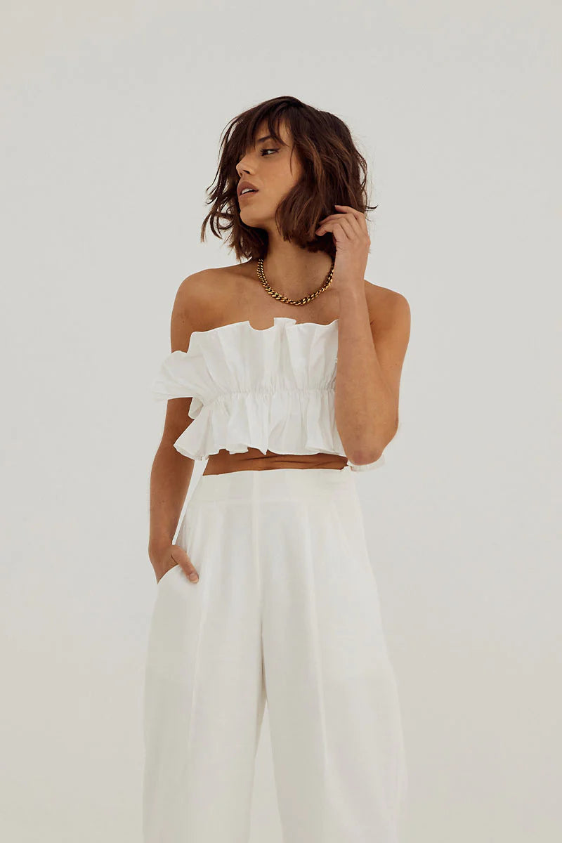 Outline Pant, White | Sovere