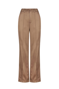 Regina Tailored Pant Ash Brown | HANSEN & GRETEL