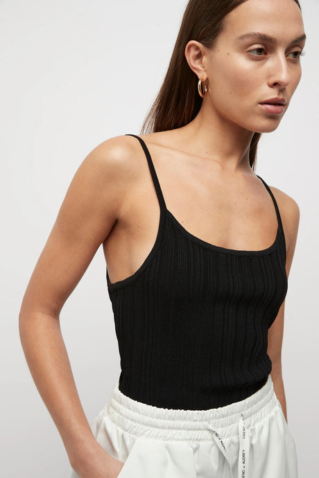 Reflection Ribbed Knit Singlet | Friend of Audrey