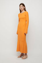 Load image into Gallery viewer, Lowry Cross-Back Knit Dress, Tangerine | FRIEND of AUDREY