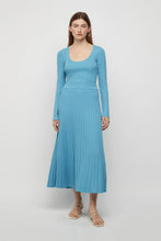 Load image into Gallery viewer, Nebula Knit Skirt, Azure Blue | FRIEND of AUDREY
