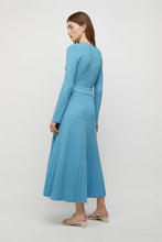 Load image into Gallery viewer, Nebula Knit Skirt, Azure Blue | FRIEND of AUDREY