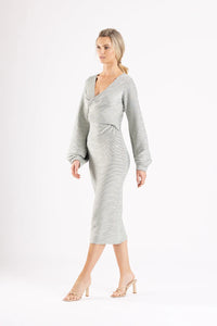 Resolute Dress in Dew Mist Rib | One Fell Swoop