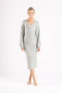 Resolute Dress in Dew Mist Rib | One Fell Swoop