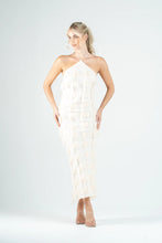 Load image into Gallery viewer, Chloe Dres in Ivory Fringe | One Fell Swoop