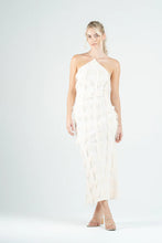 Load image into Gallery viewer, Chloe Dres in Ivory Fringe | One Fell Swoop